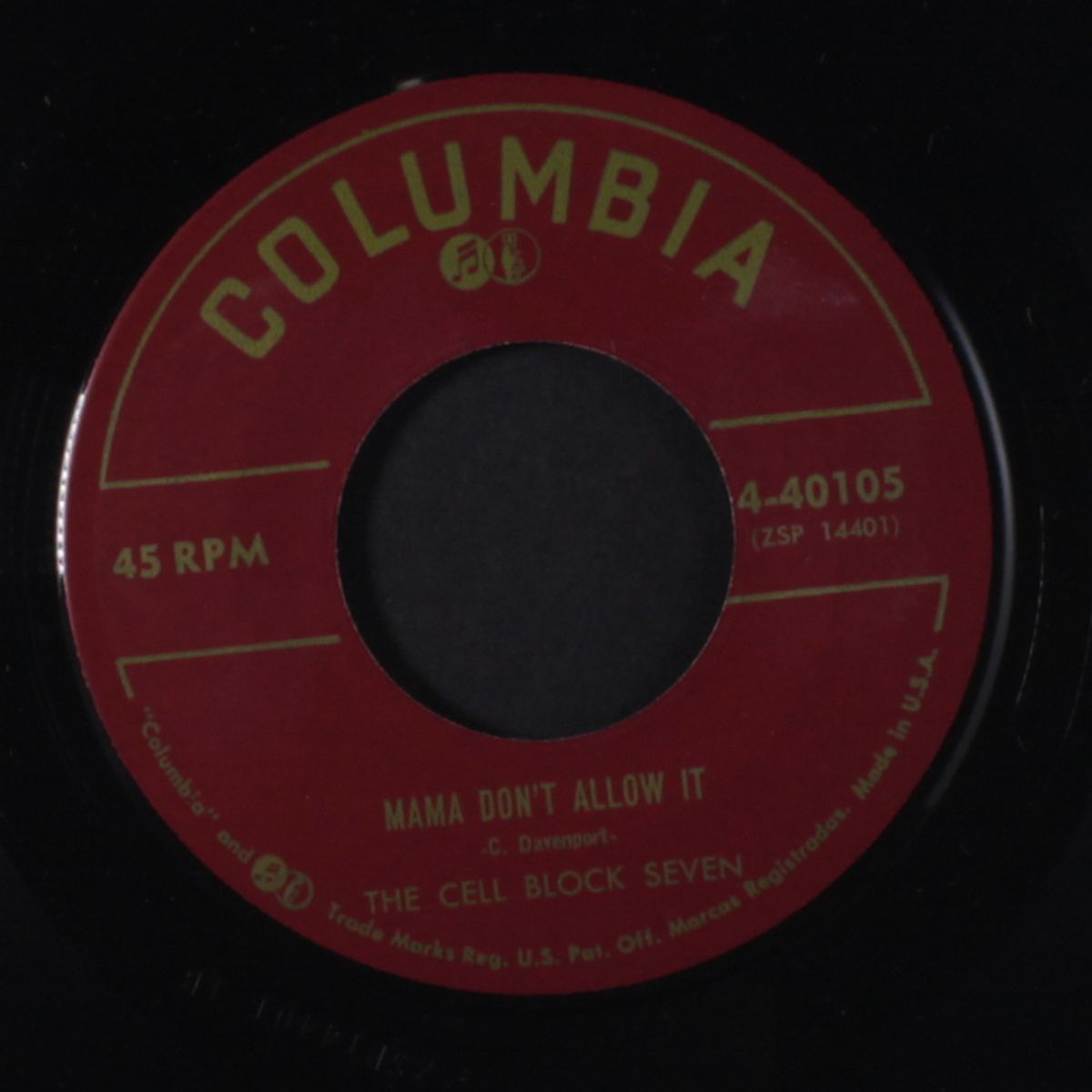 mama don't allow it / tin roof blues by CELL BLOCK SEVEN