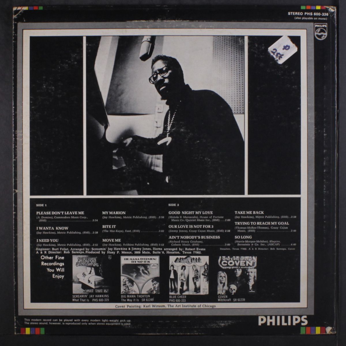 because is in your mind by SCREAMIN' JAY HAWKINS