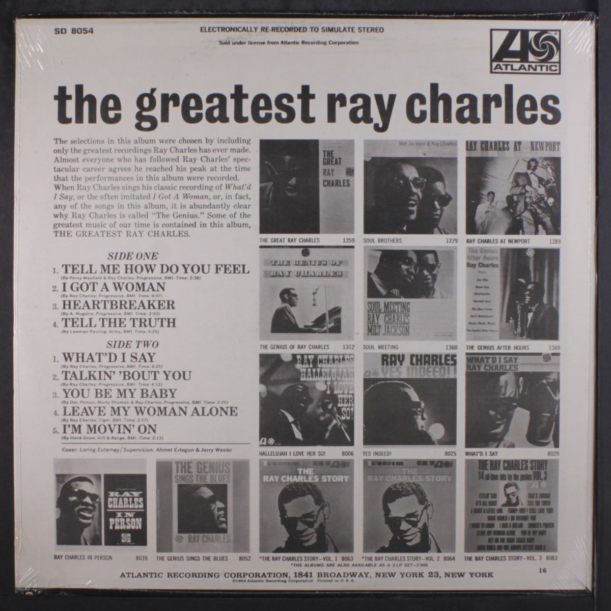 the greatest ray charles by RAY CHARLES