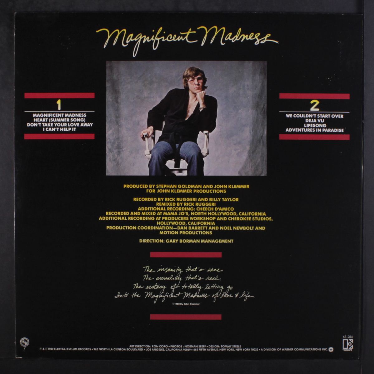 magnificent madness by JOHN KLEMMER