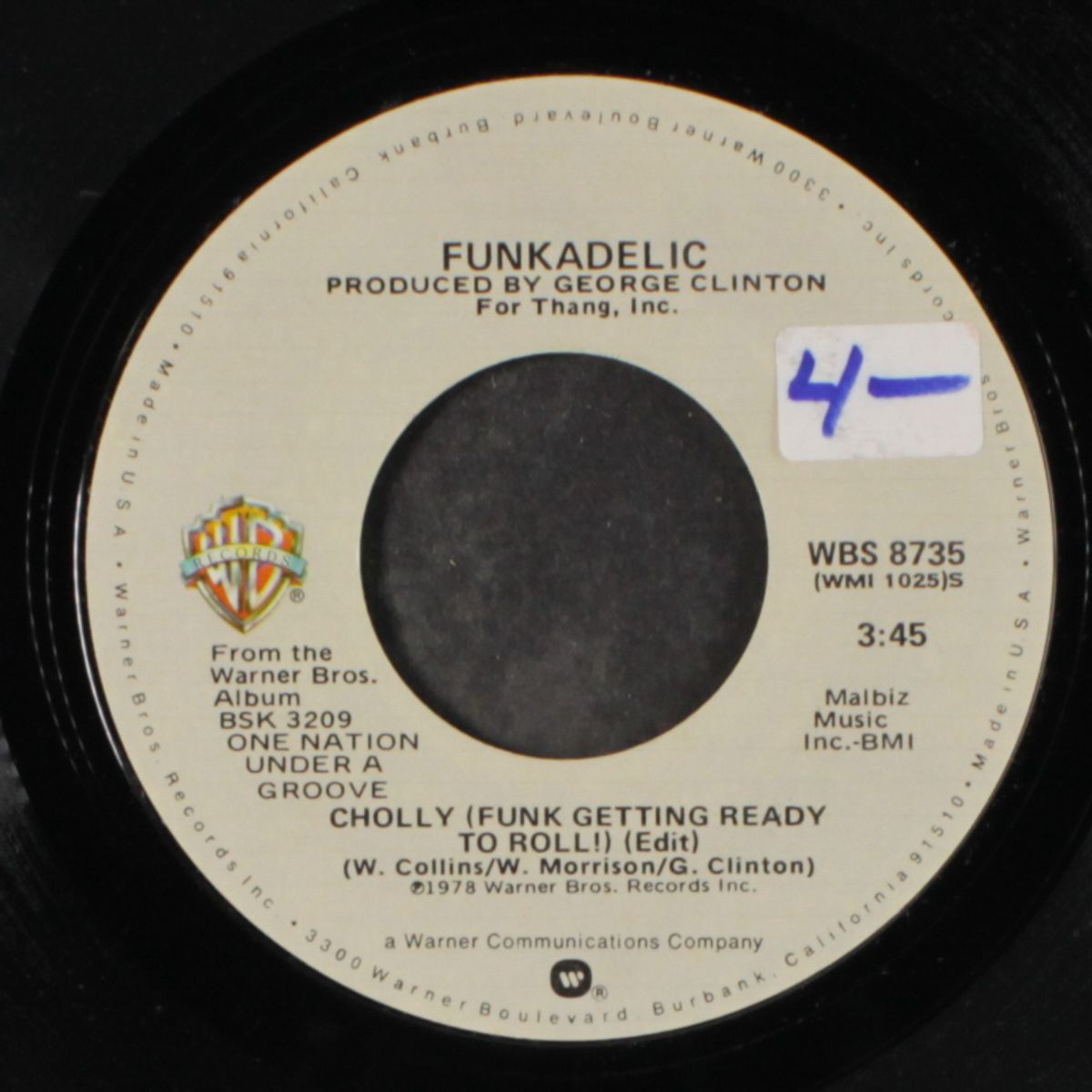 cholly (funk getting ready to roll / into you) by FUNKADELIC