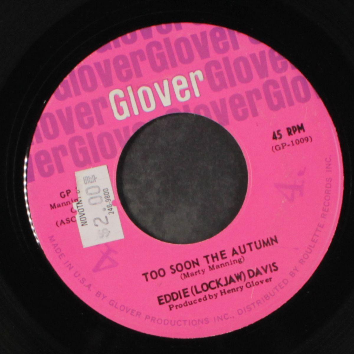 i wish you love / too soon the autumn by EDDIE 'LOCKJAW' DAVIS
