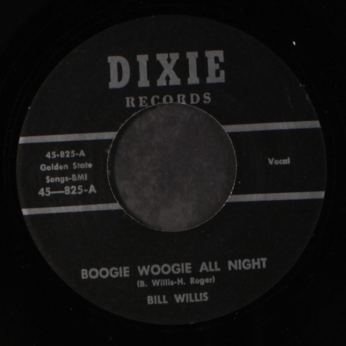 boogie woogie all night by BILL WILLIS