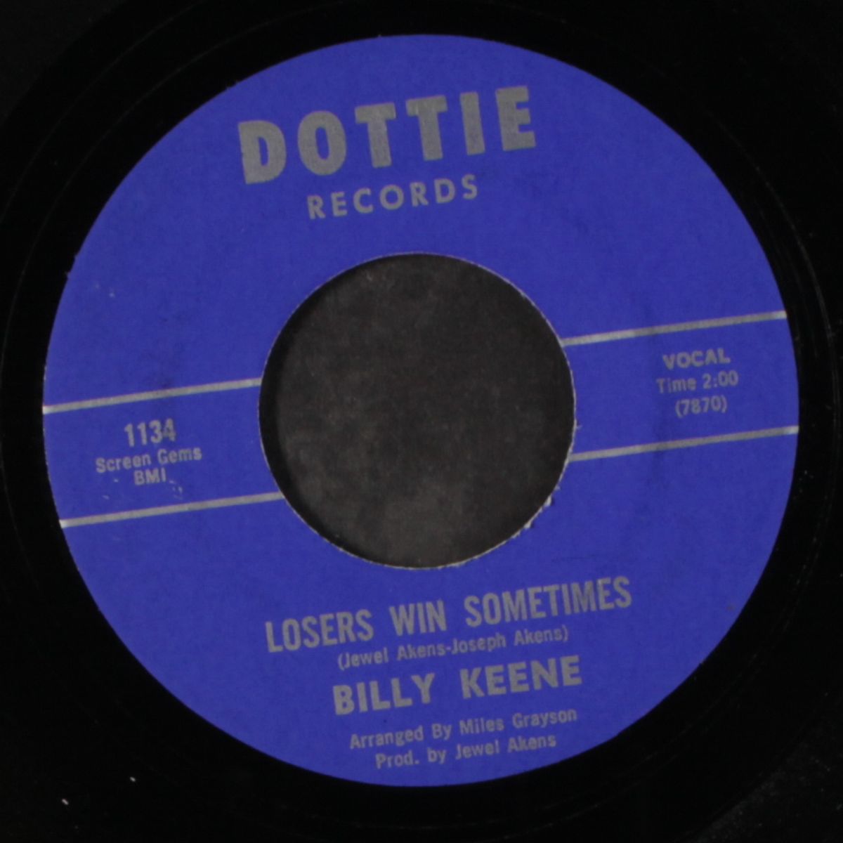 somebody please / losers win sometimes by BILLY KEENE
