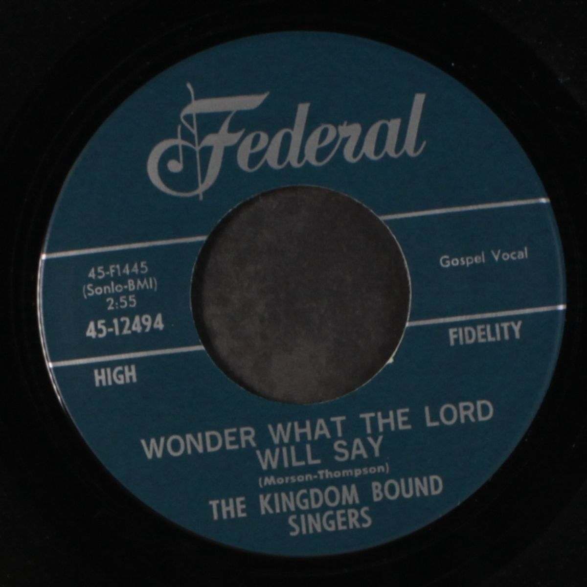 wonder what the lord will say / i want to be just like him by KINGDOM BOUND SINGERS