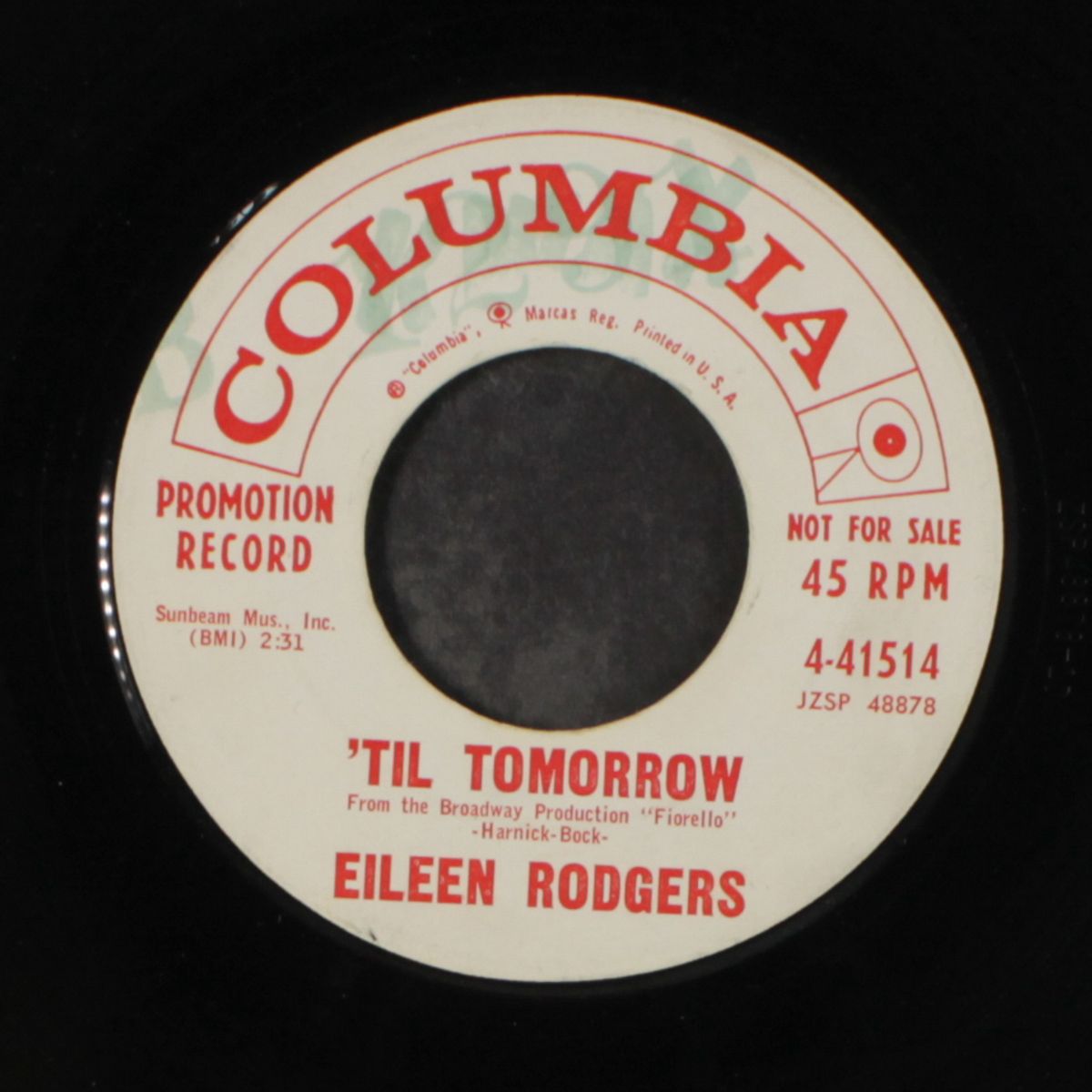 i'll always be in love with you / 'til tomorrow by EILEEN RODGERS