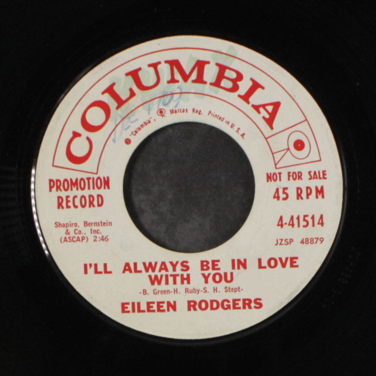 i'll always be in love with you / 'til tomorrow by EILEEN RODGERS