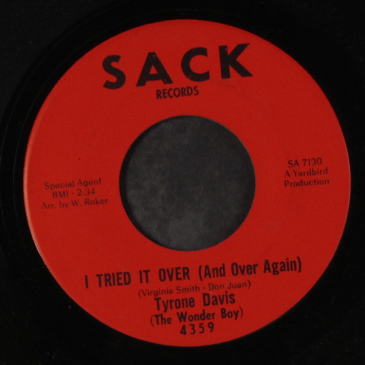 i'm running a losing race / i tried it over by TYRONE WONDER BOY DAVIS