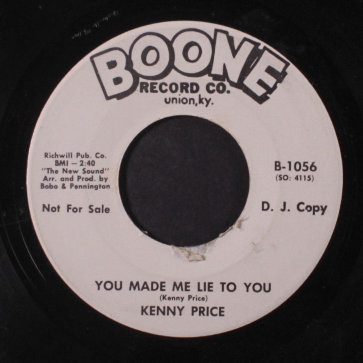 you made me lie to you / pretty girl, pretty clothes, pretty sad by KENNY PRICE