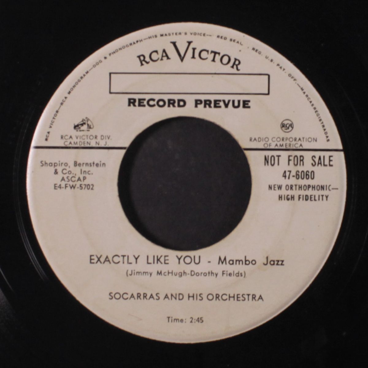 caravan / exactly like you, mambo jazz by SOCARRAS