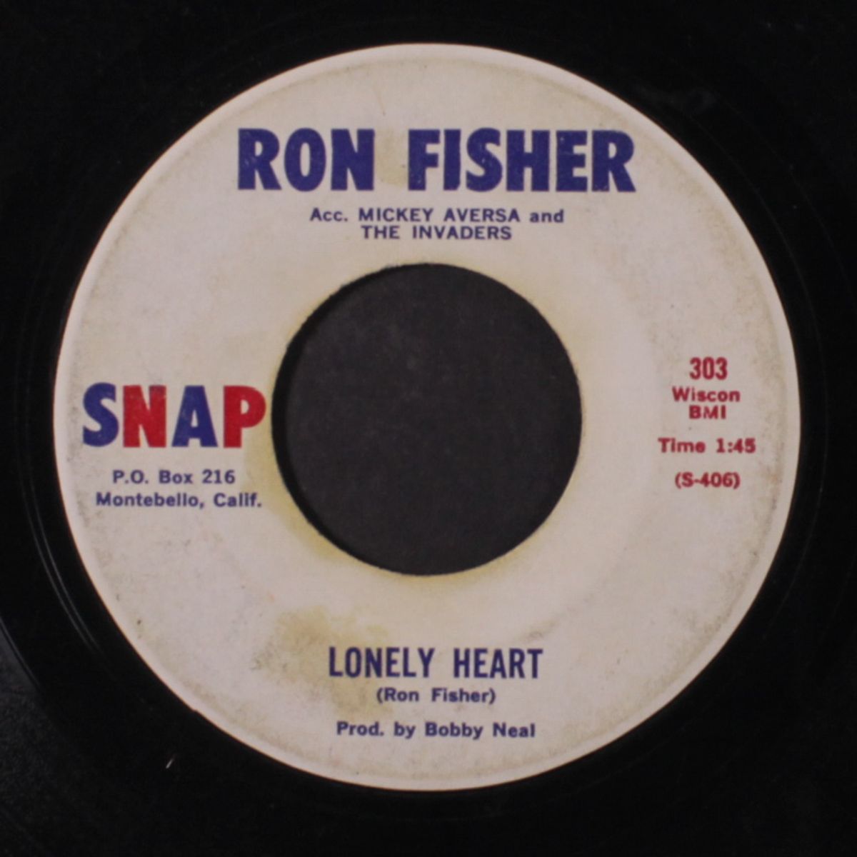 i've turned a-gadabout / lonely heart by RON FISHER