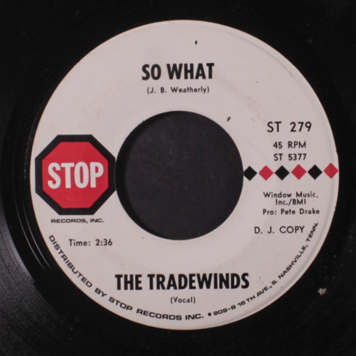 my baby's gone / so what by TRADEWINDS