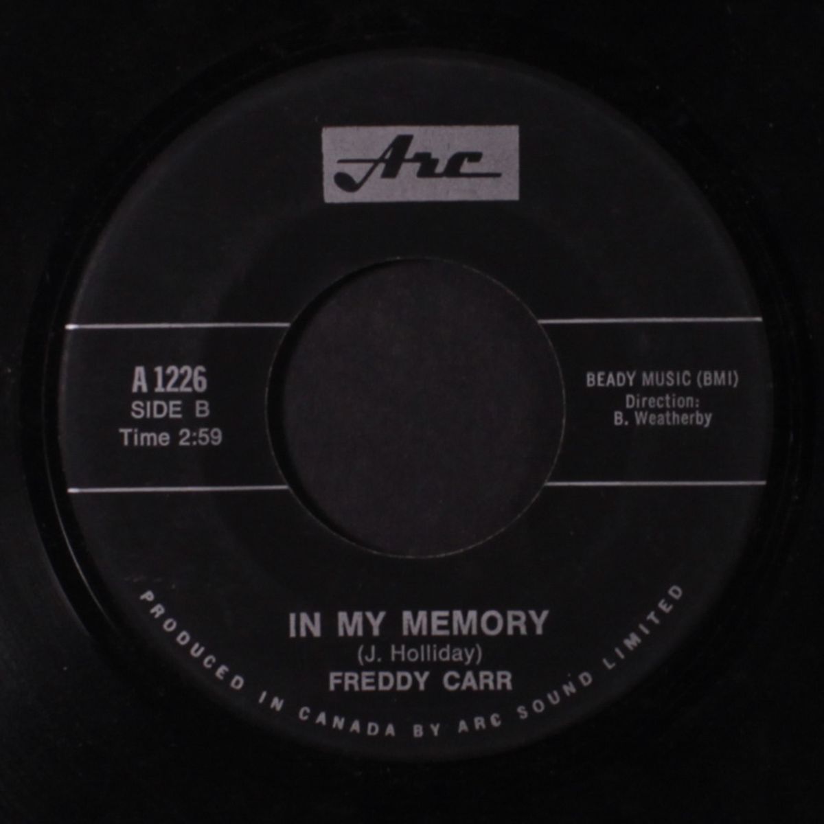 he's gotta catch me first / in my memory by FREDDY CARR