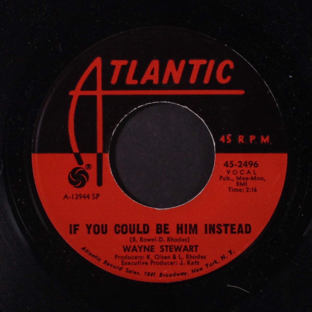 if you could be him instead / oh so long by WAYNE STEWART