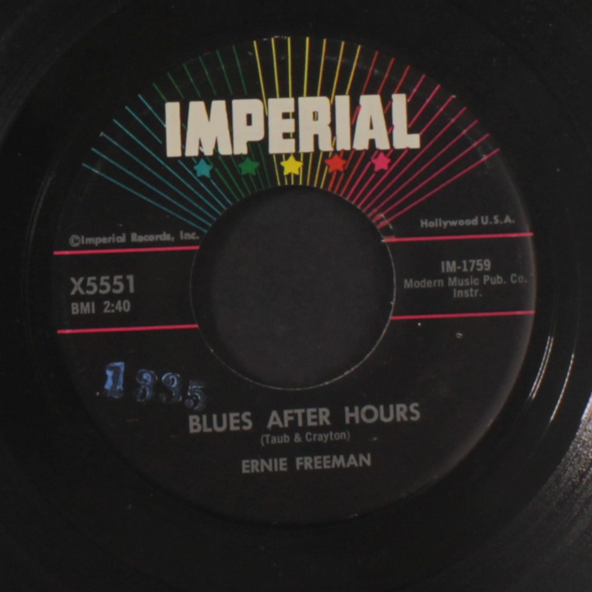 school room rock / blues after hours by ERNIE FREEMAN