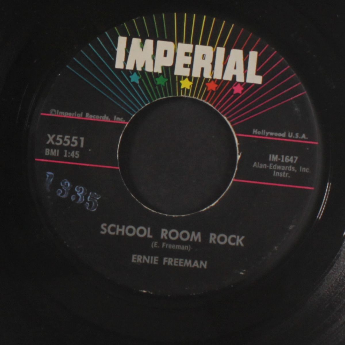 school room rock / blues after hours by ERNIE FREEMAN
