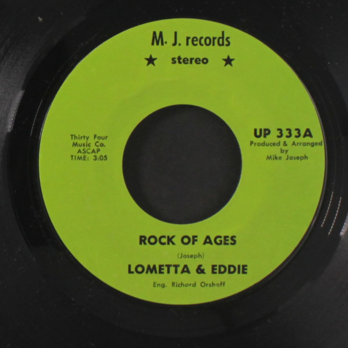 rock of ages / same by LOMETTA & EDDIE