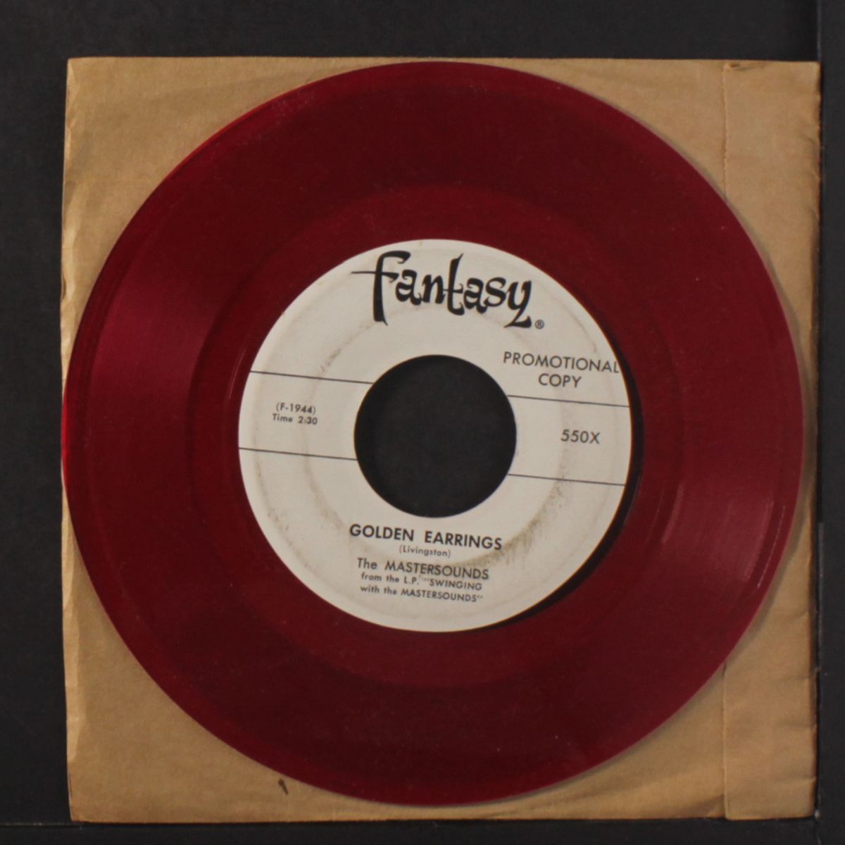 golden earrings / i could write a book by MASTERSOUNDS