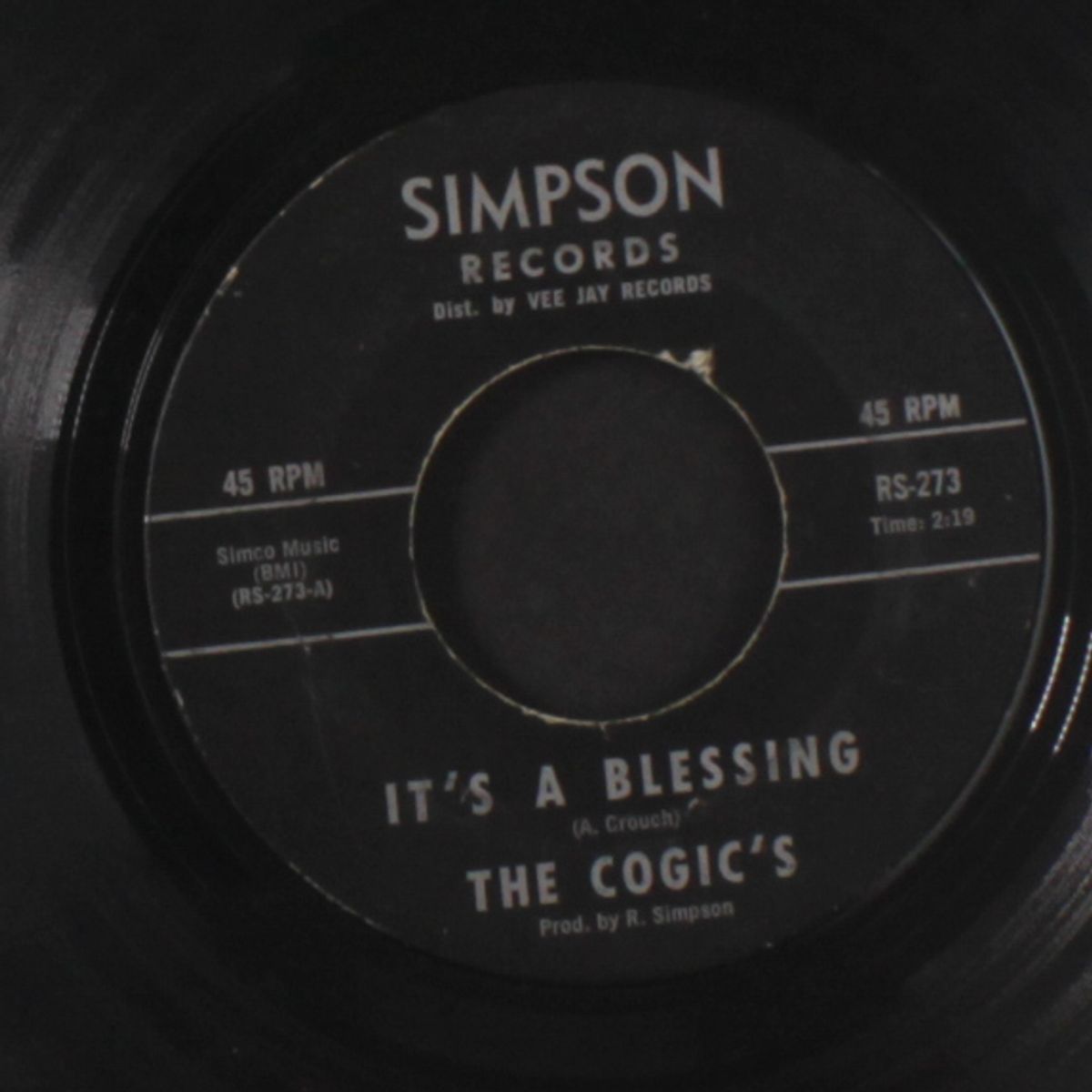 it's a blessing / since i found him by COGIC'S