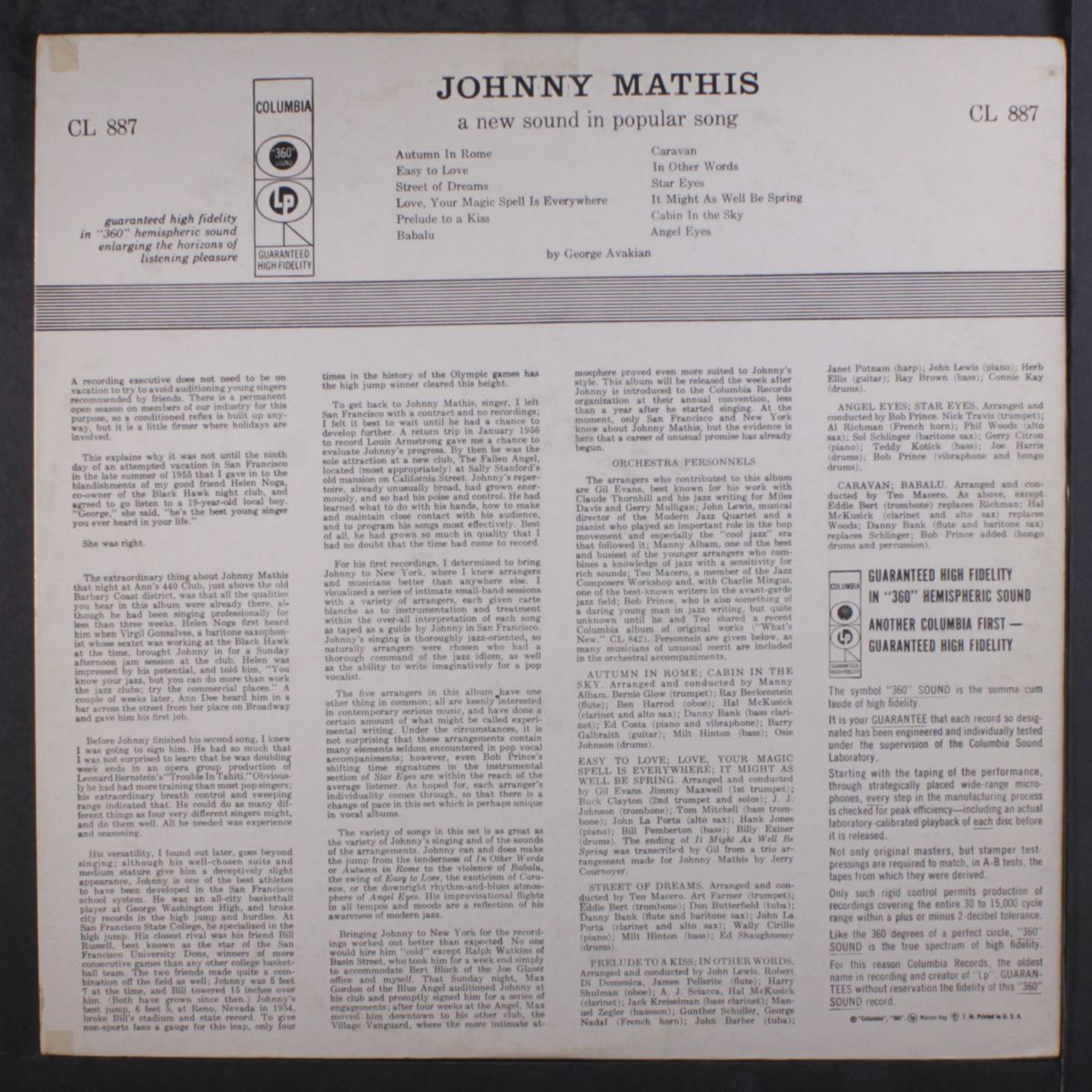 johnny mathis by JOHNNY MATHIS