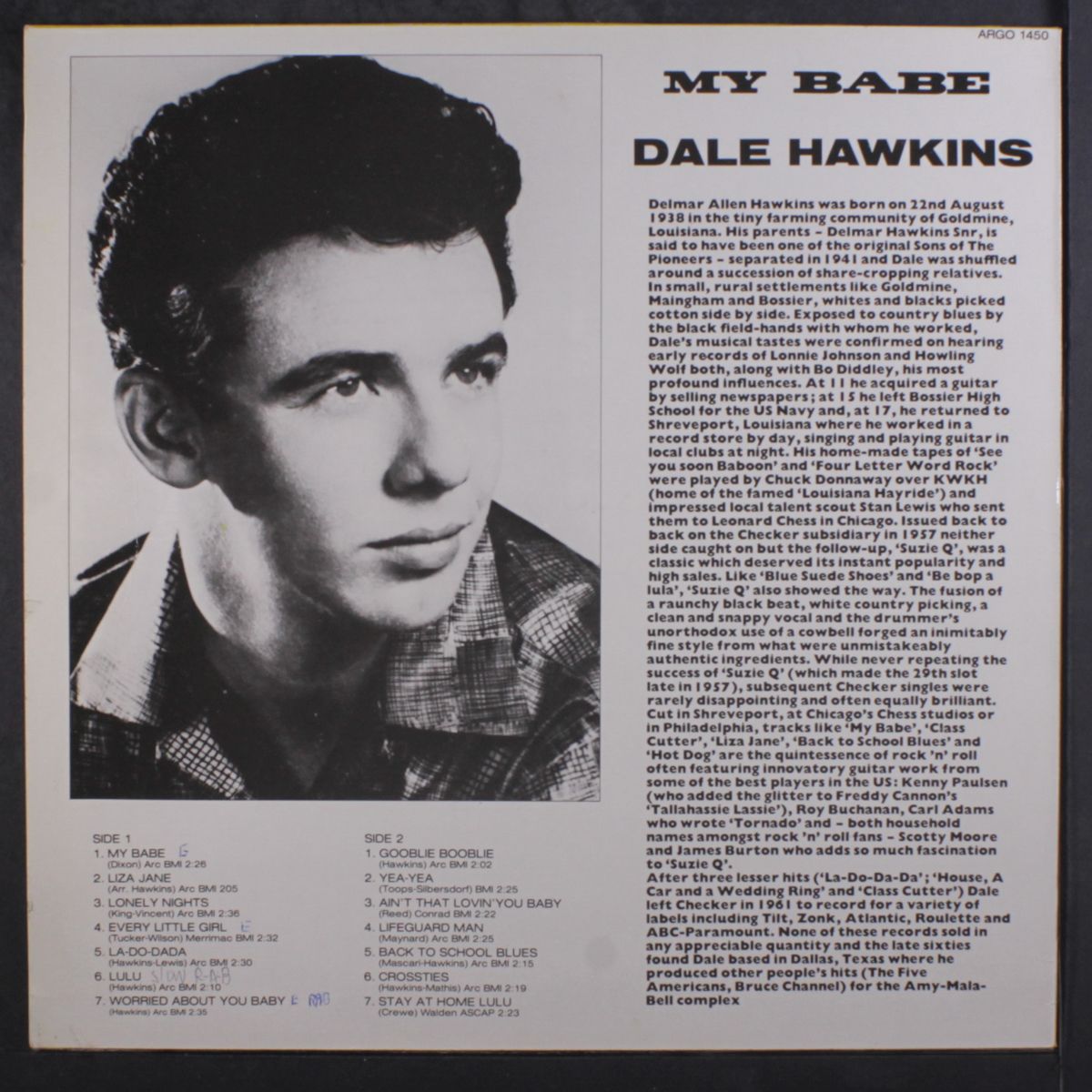my babe by DALE HAWKINS