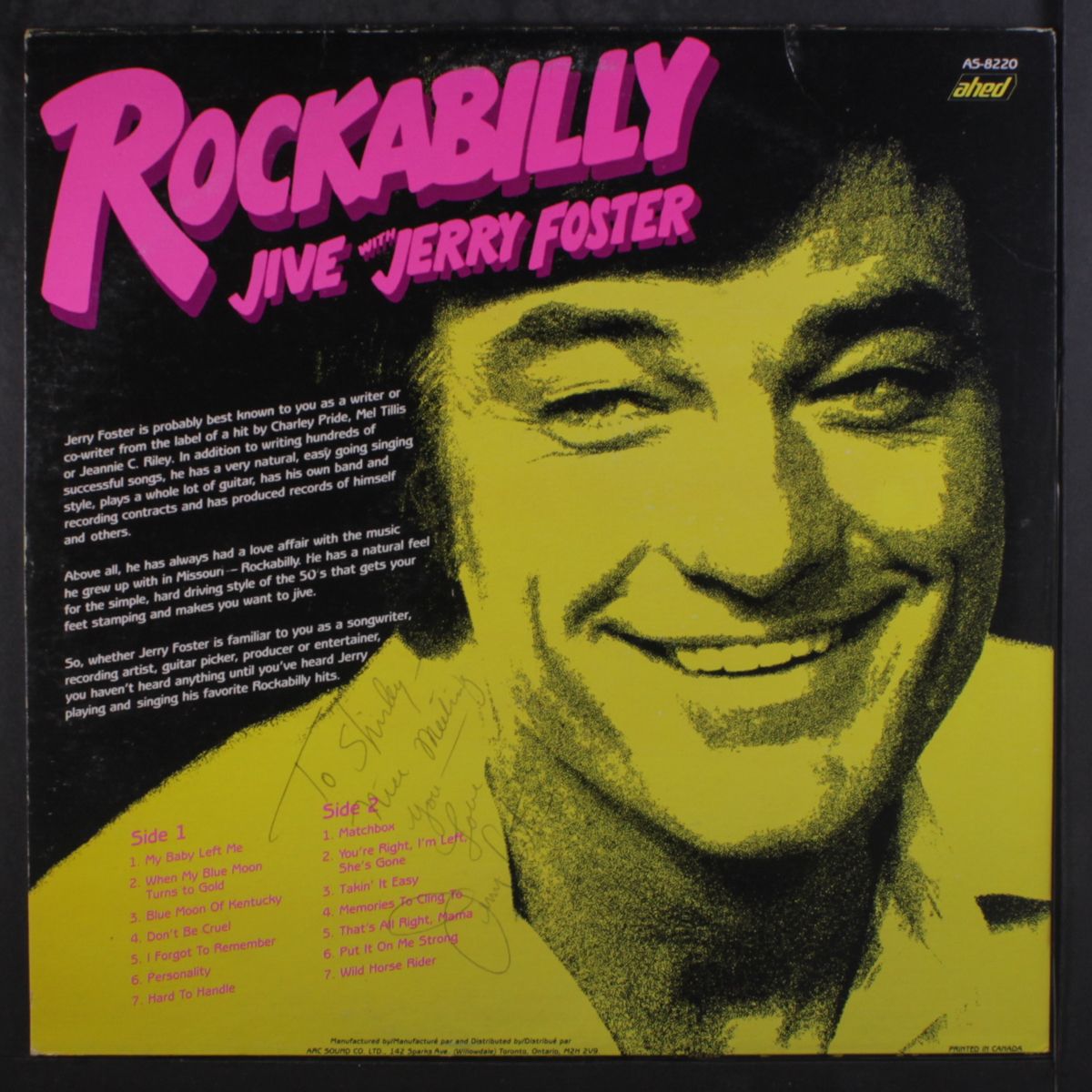 rockabilly jive with by JERRY FOSTER