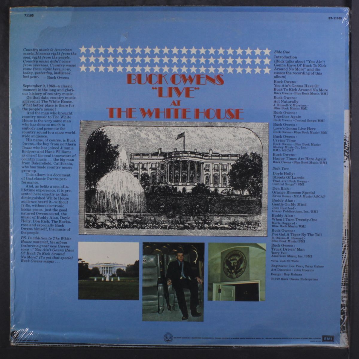 live at the white house by BUCK OWENS