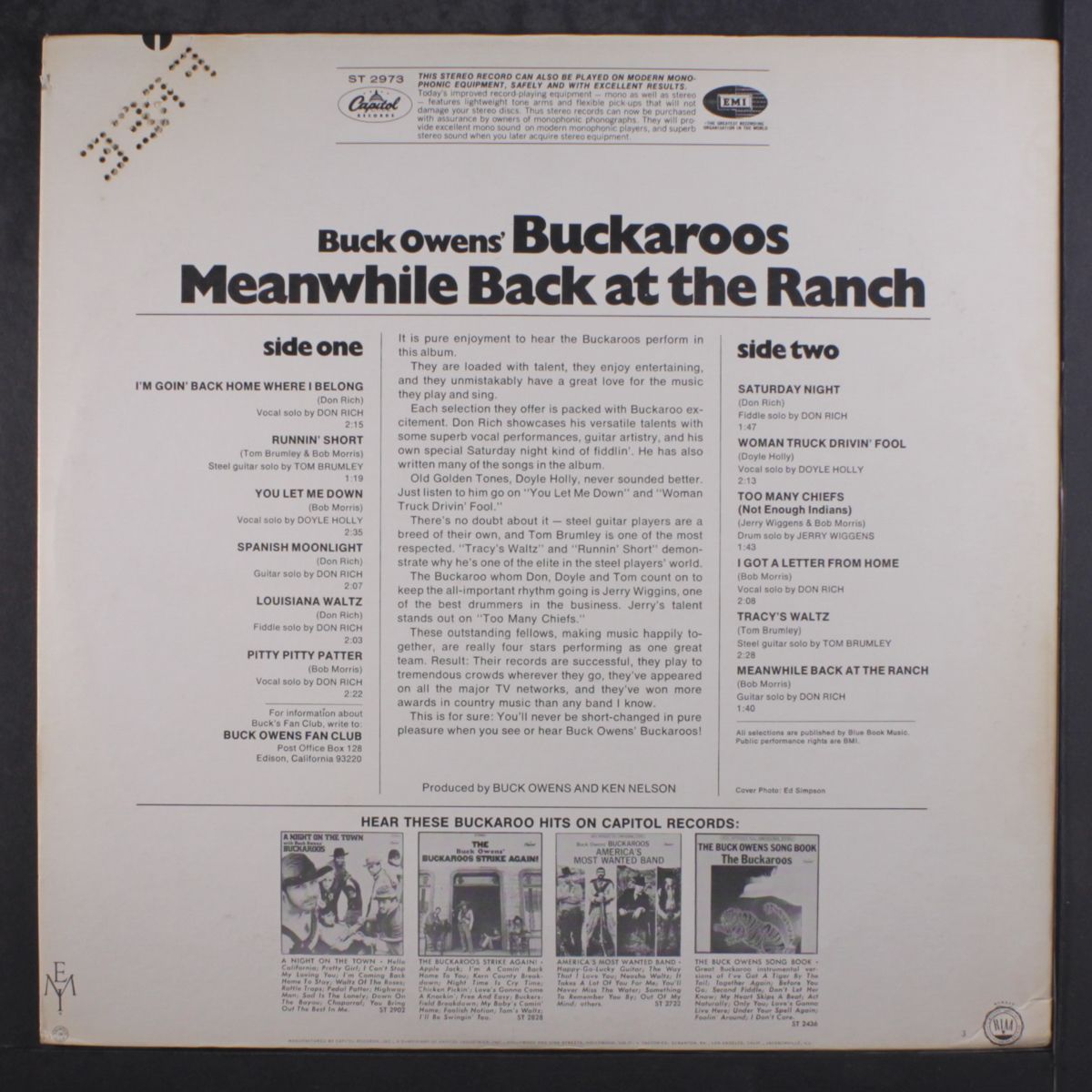 meanwhile back at the ranch by BUCKAROOS