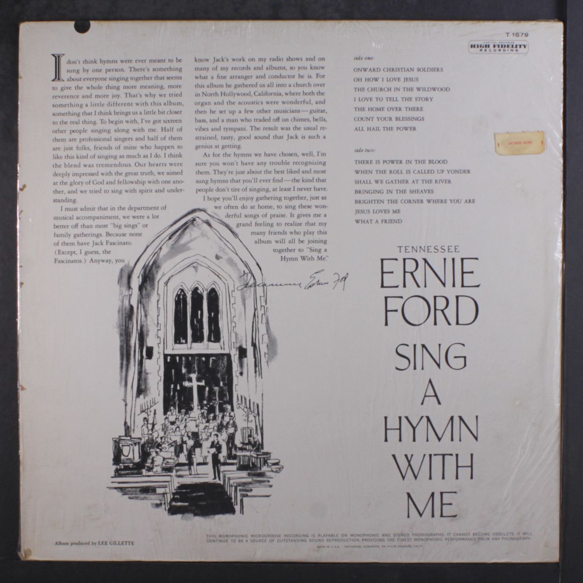 sing a hymn with me by TENNESSEE ERNIE FORD