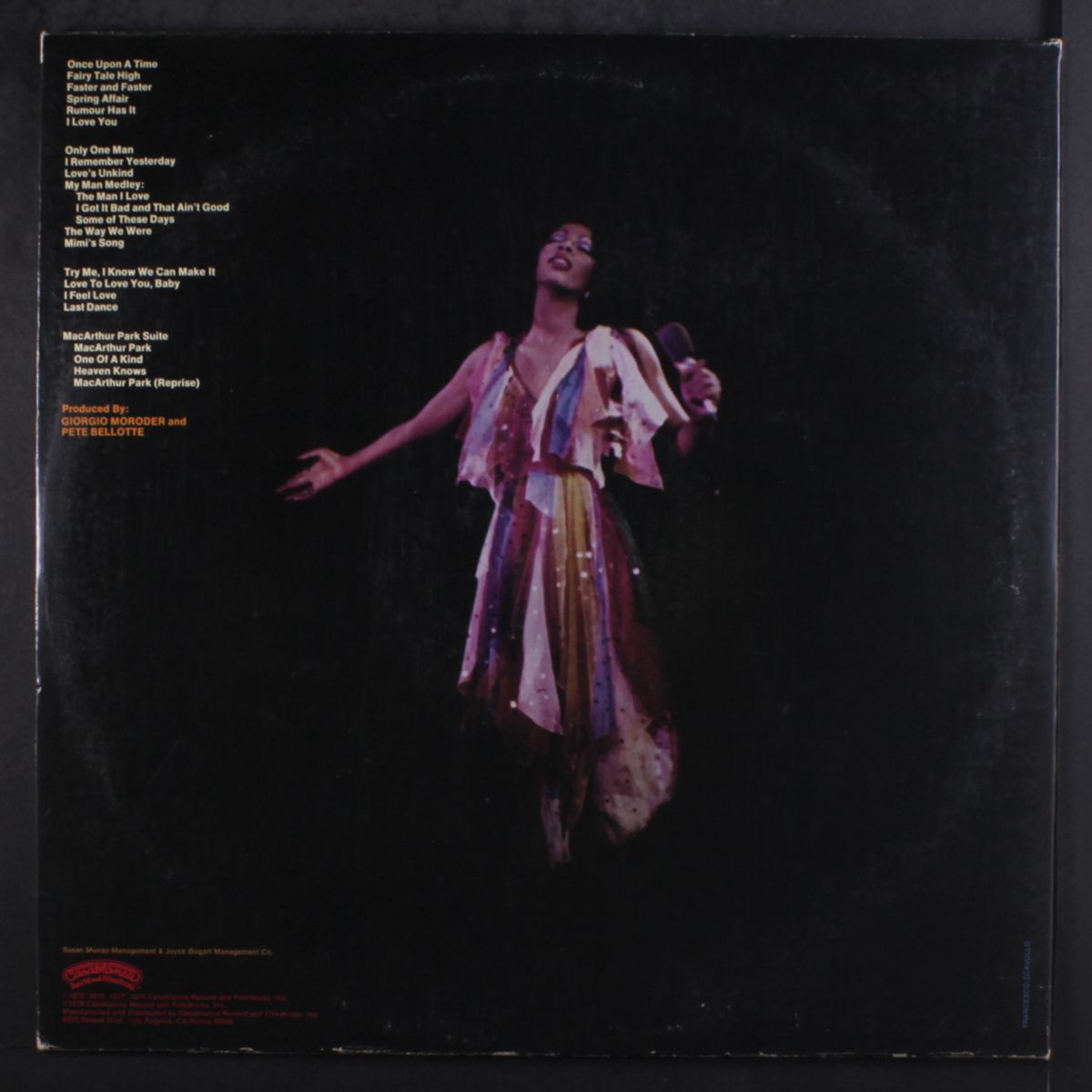 live and more by DONNA SUMMER