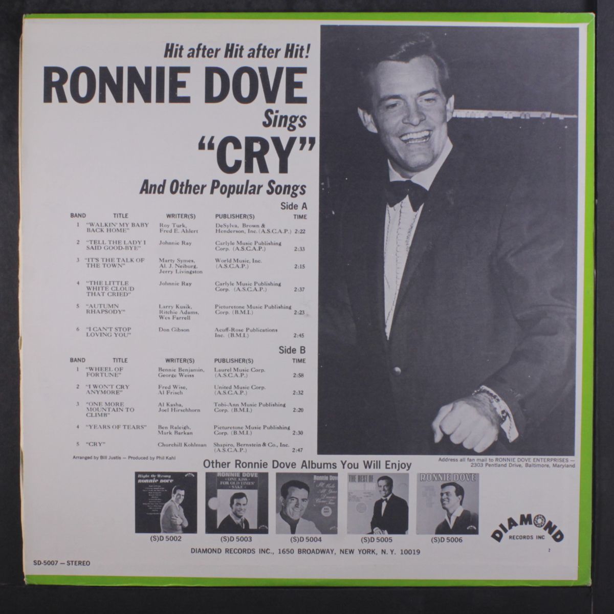 cry by RONNIE DOVE