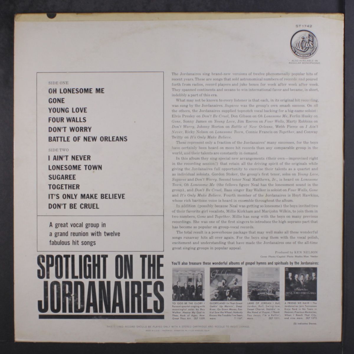 spotlight on by JORDANAIRES