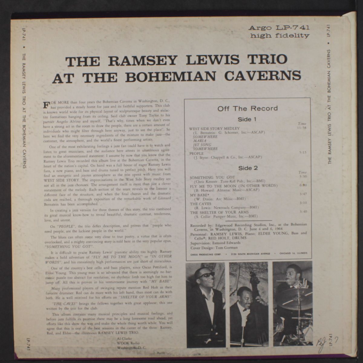 at the bohemian caverns by RAMSEY LEWIS