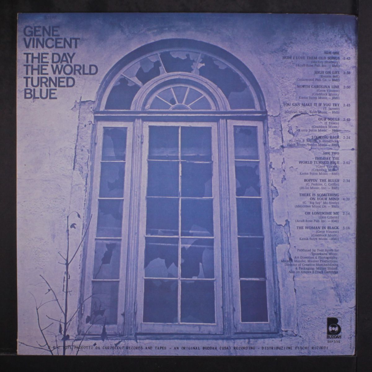 the day the world turned blue by GENE VINCENT