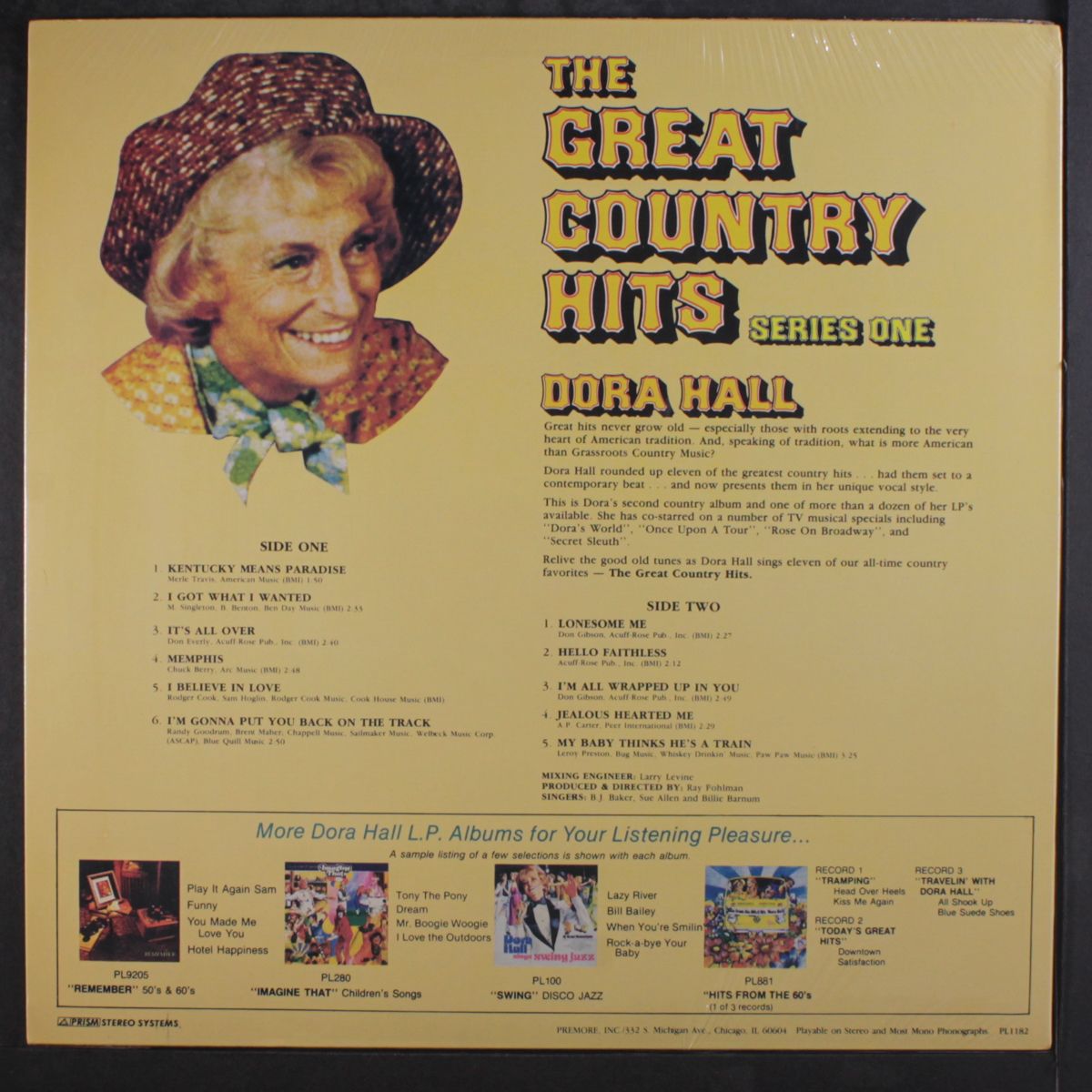 the great country hits-series one by DORA HALL