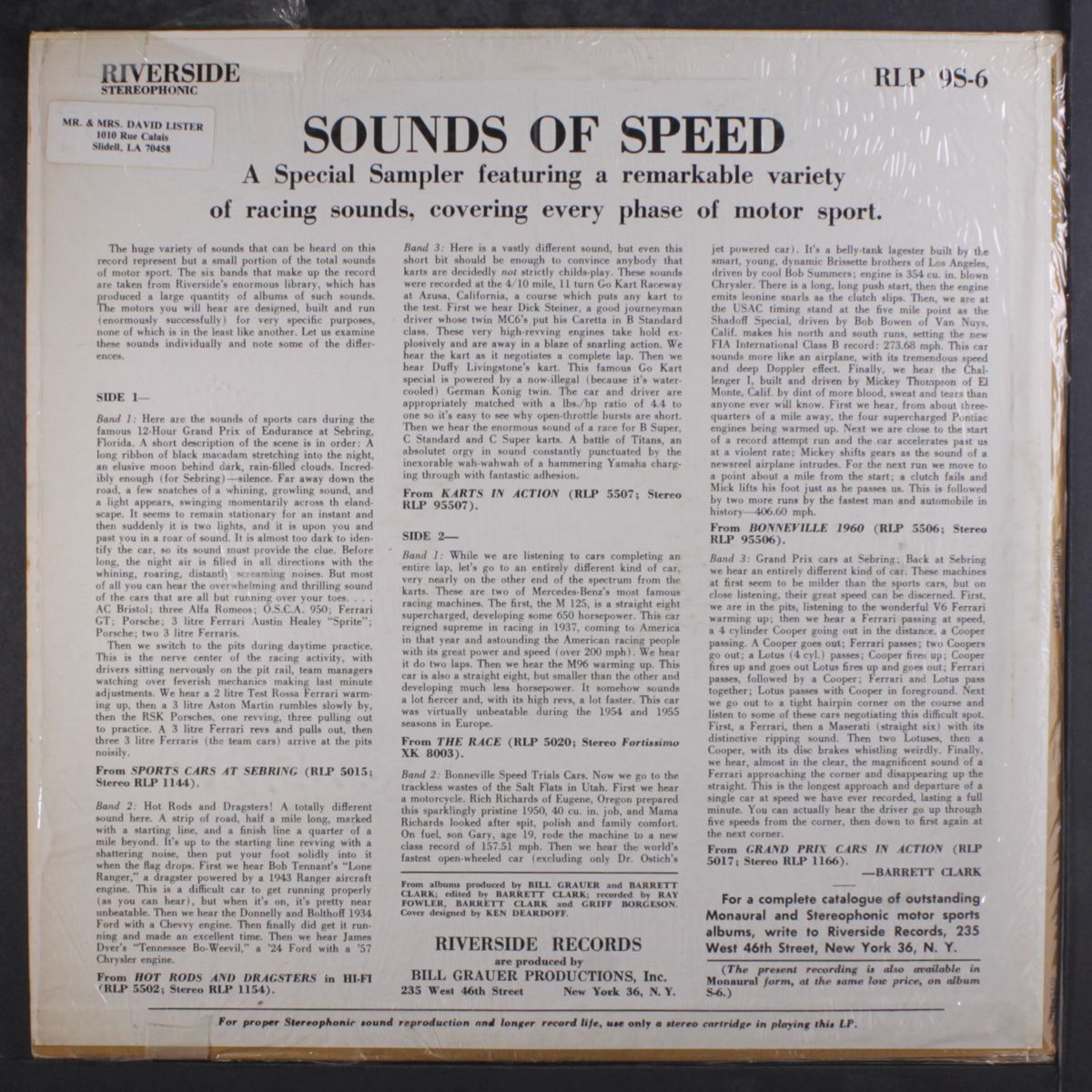 sounds of speed by NO ARTIST
