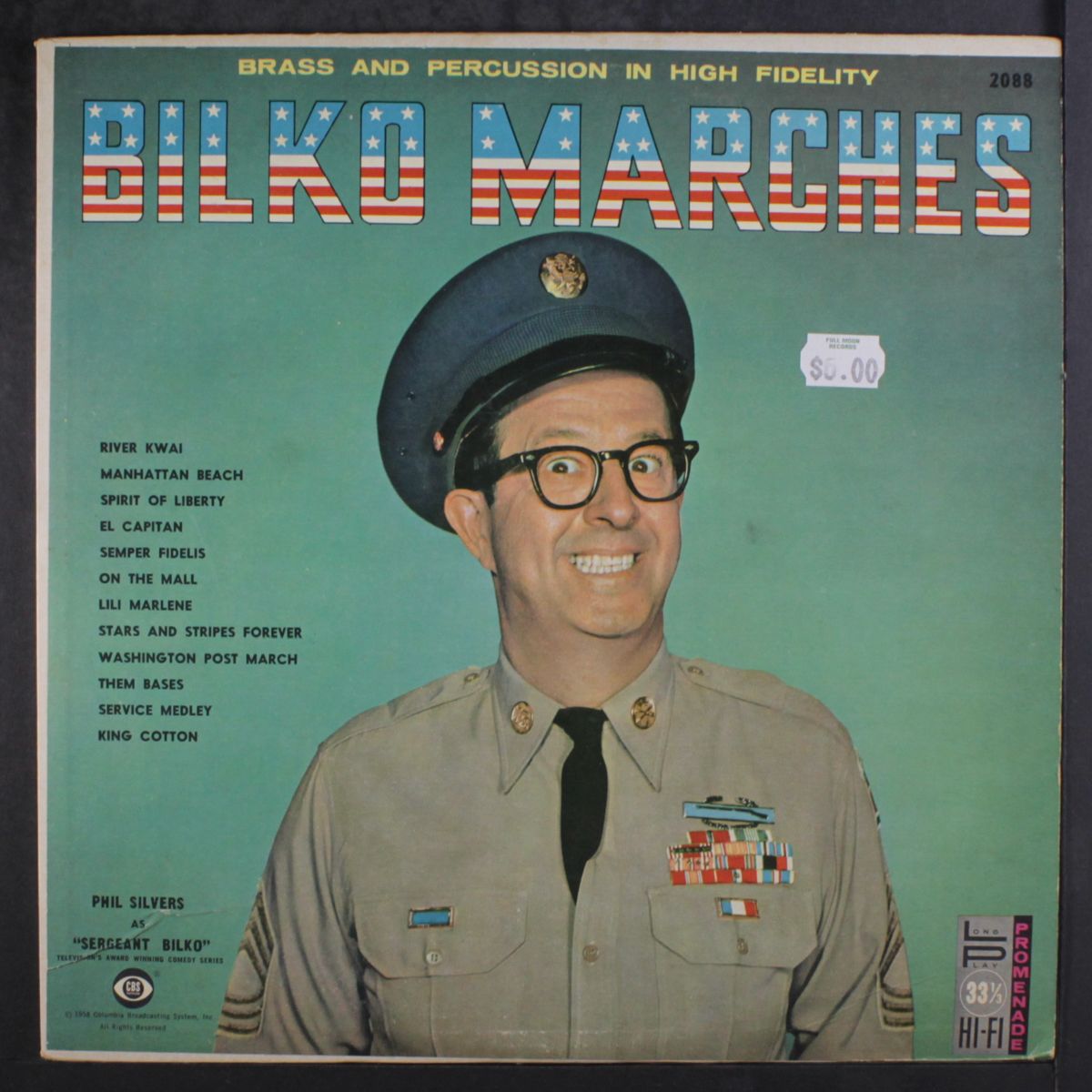 bilko marches by PHIL SILVERS