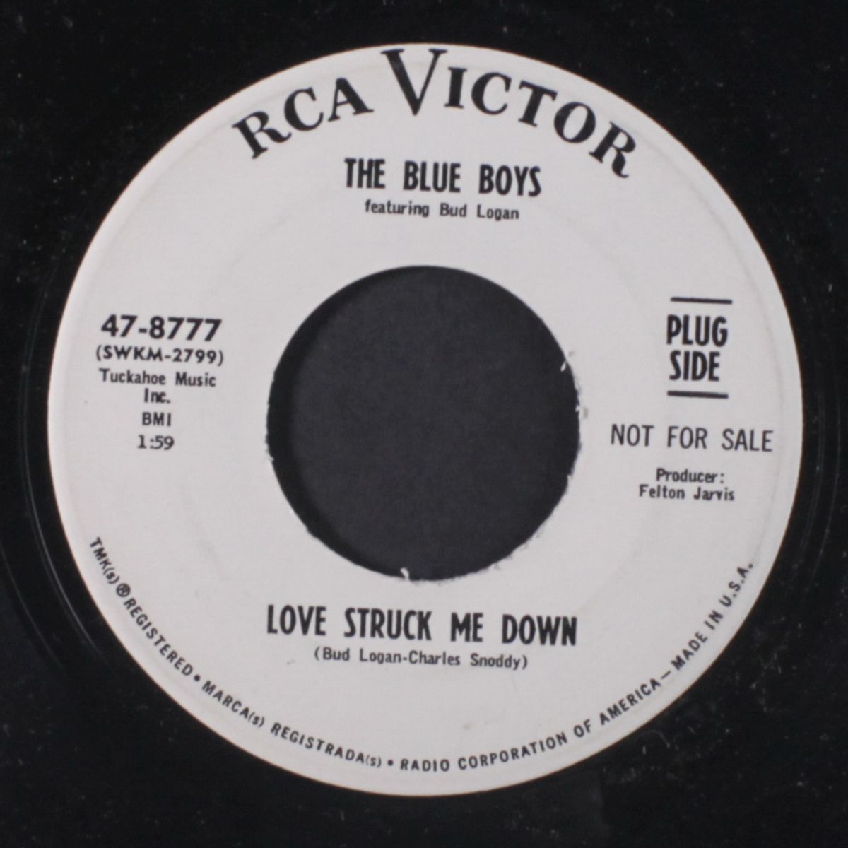 love struck me down / pin a tail on the donkey by BLUE BOYS