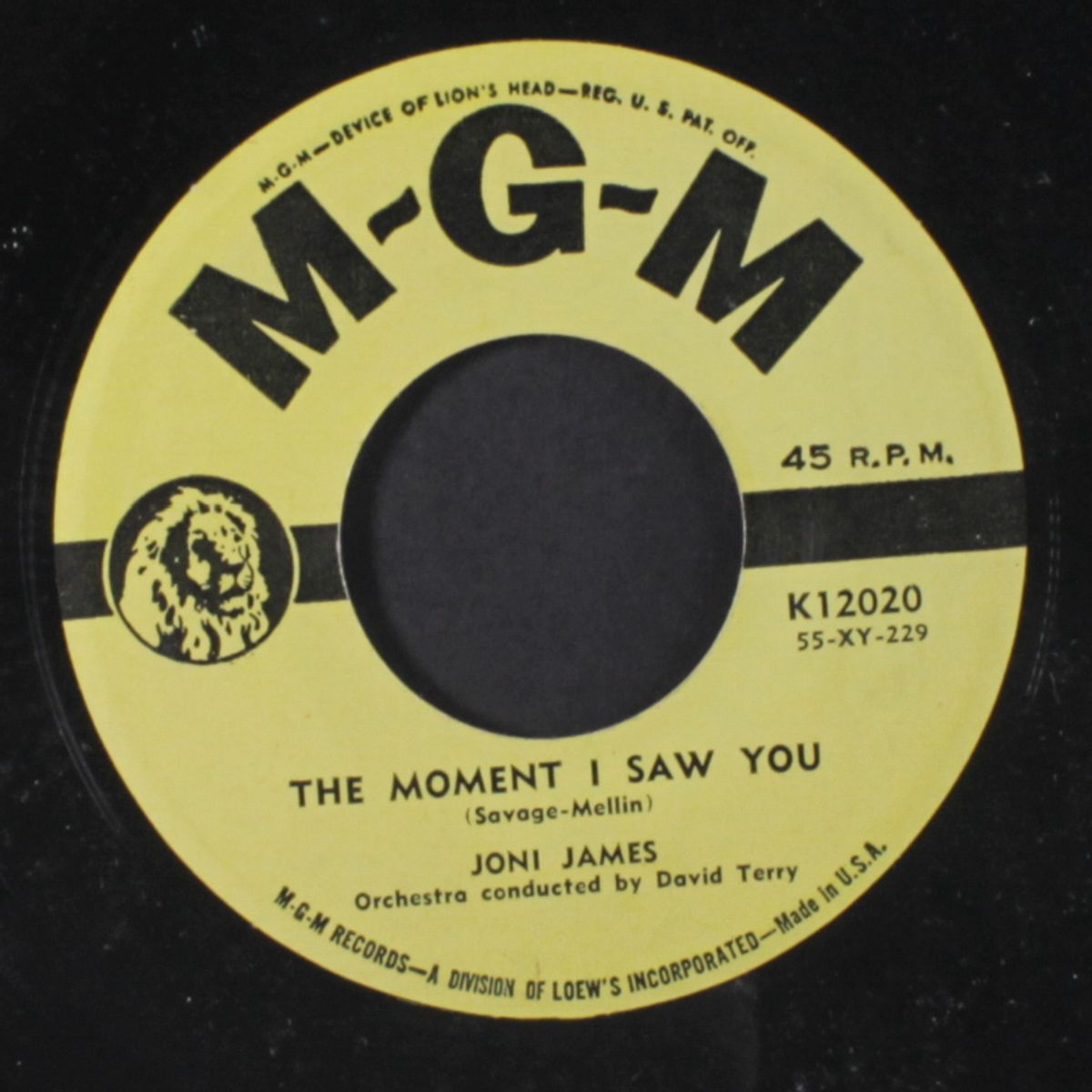 the moment i saw you / where is that someone for me by JONI JAMES