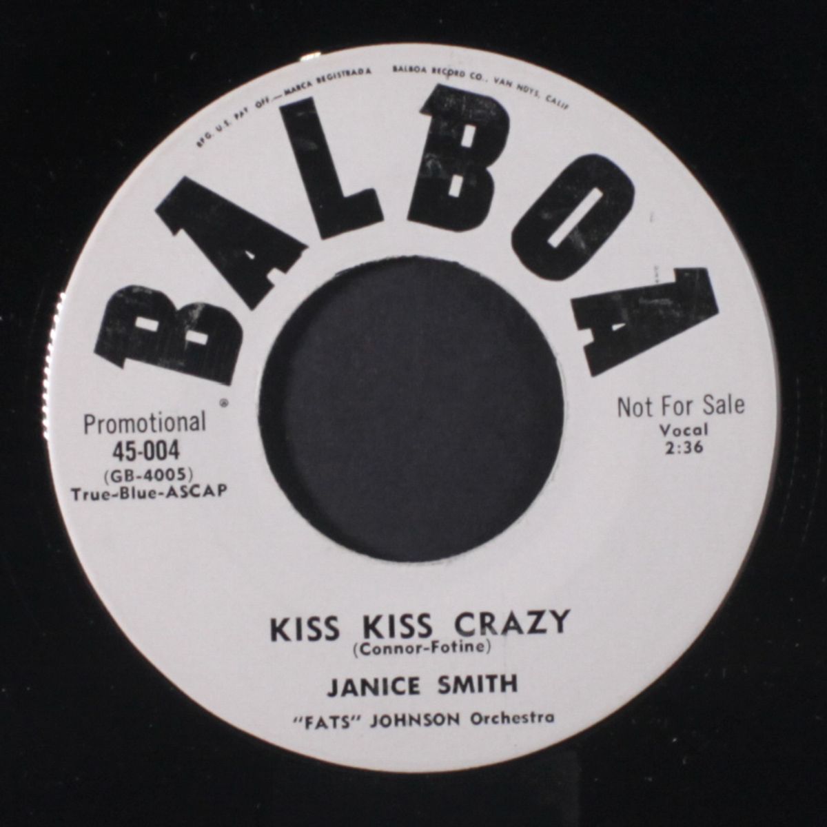 kiss kiss crazy / my jimmy by JANICE SMITH