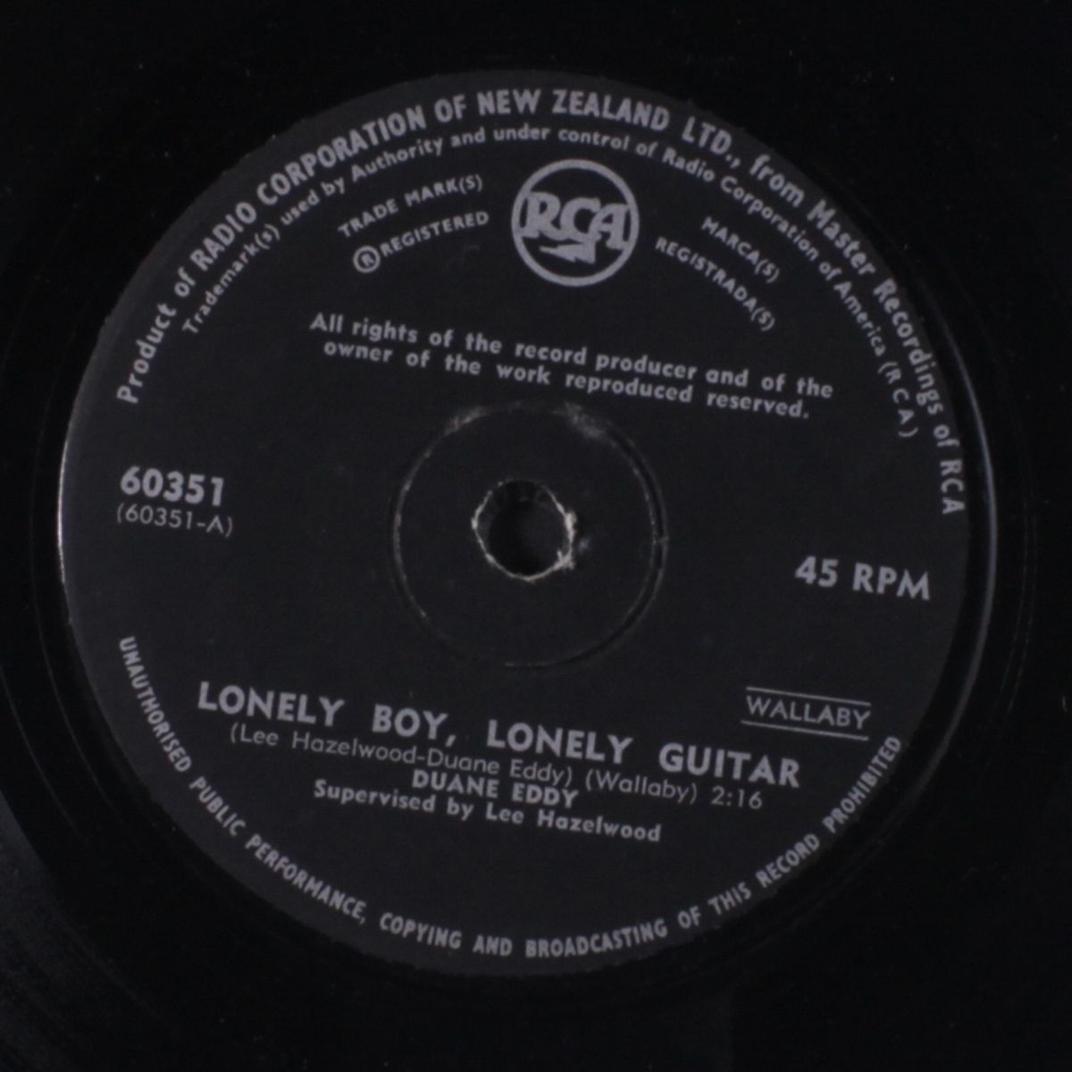 lonely boy, lonely guitar / joshin' by DUANE EDDY