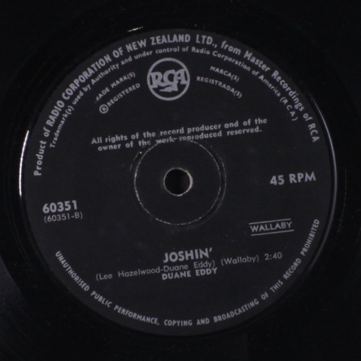 lonely boy, lonely guitar / joshin' by DUANE EDDY