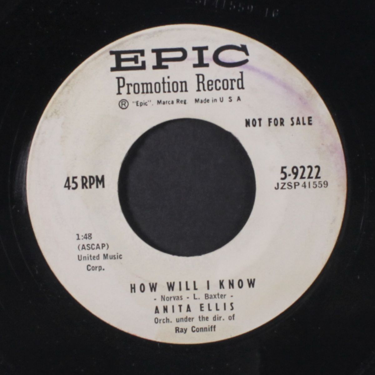 how will i know / wait till you see him by ANITA ELLIS