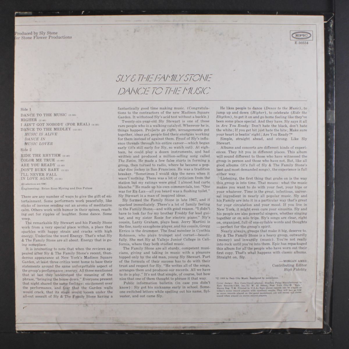 dance to the music by SLY & FAMILY STONE