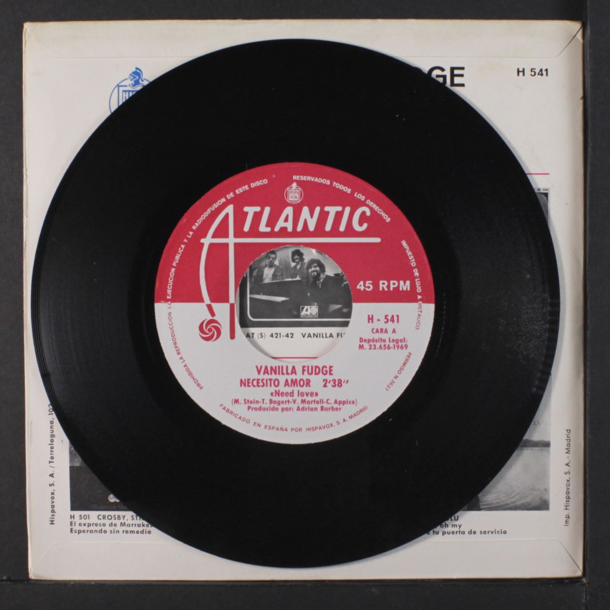 need love / some velvet morning by VANILLA FUDGE