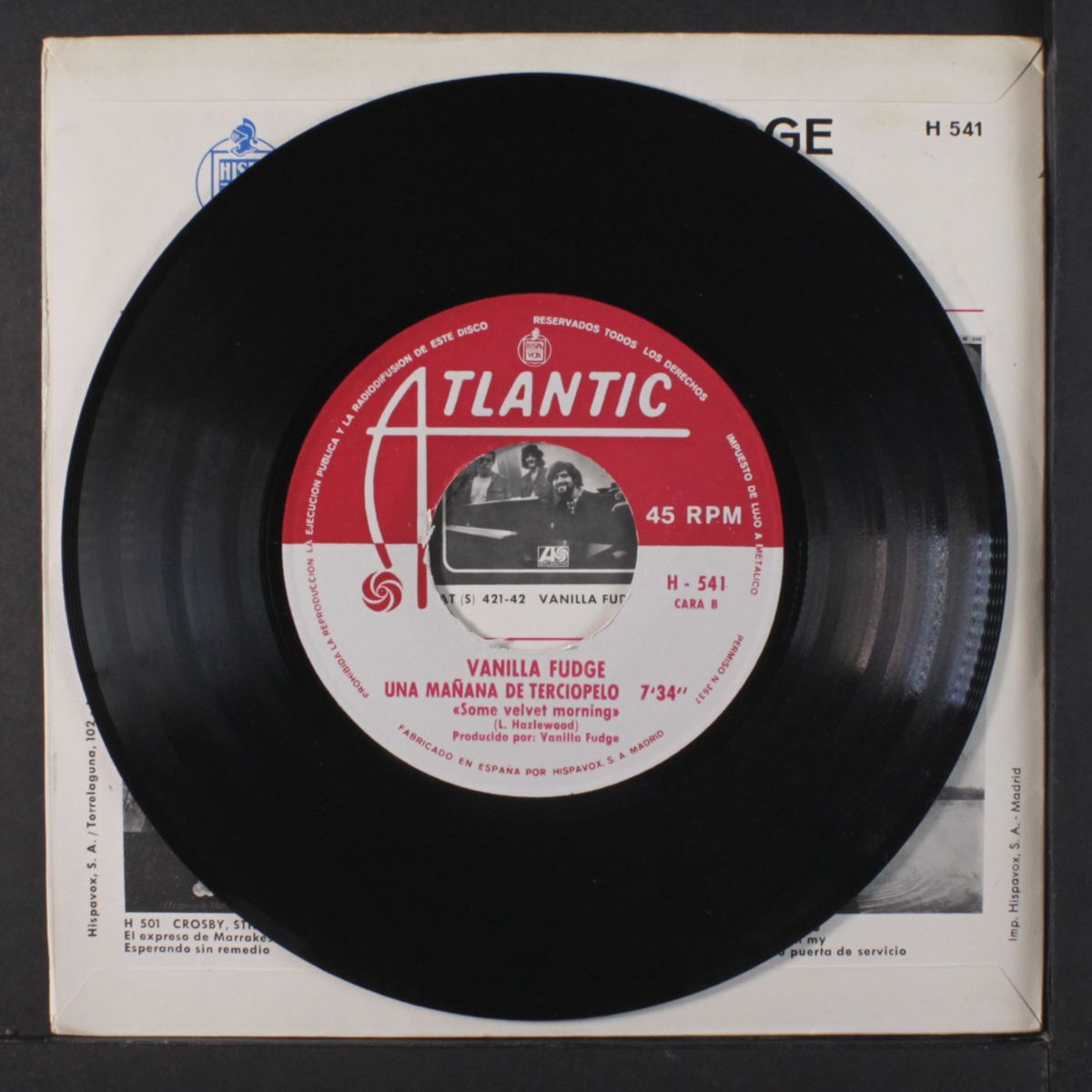 need love / some velvet morning by VANILLA FUDGE