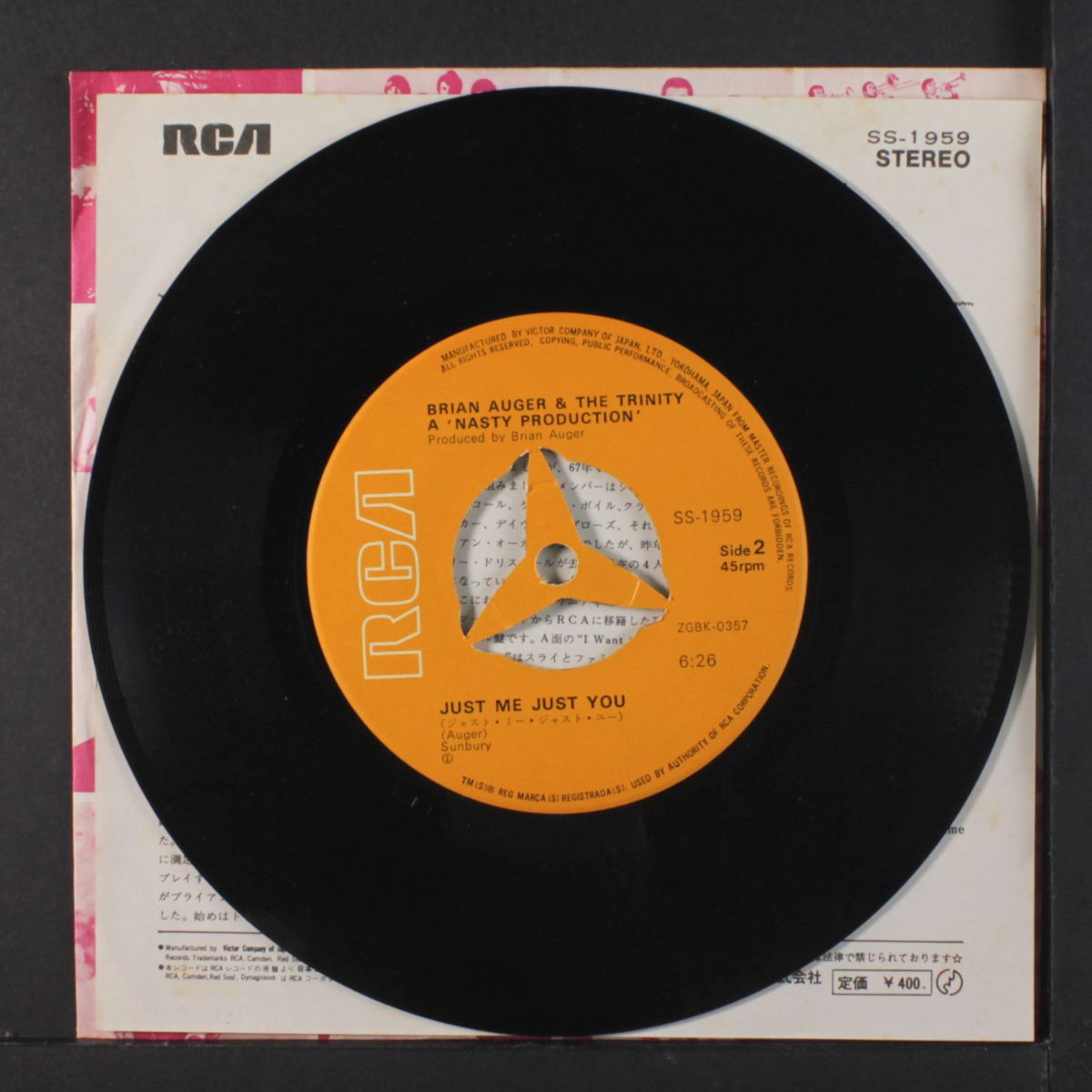 i want to take you higher / just me just you by BRIAN AUGER & TRINITY