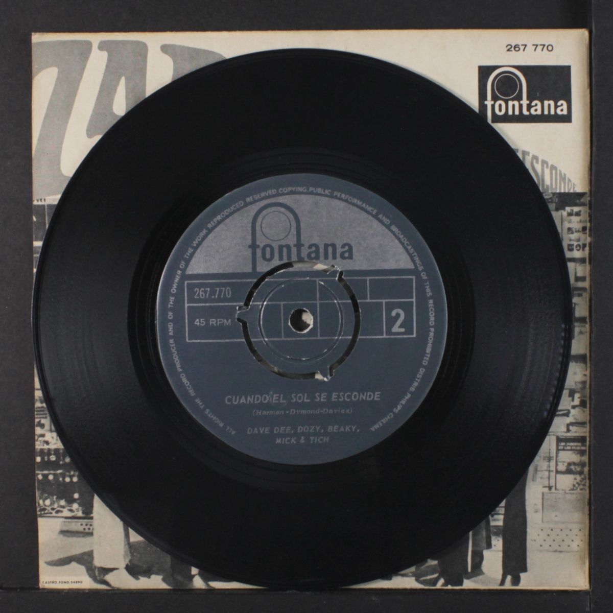 zabadak! / sun goes down by DAVE DEE, DOZY, BEAKY, MICK & TICH
