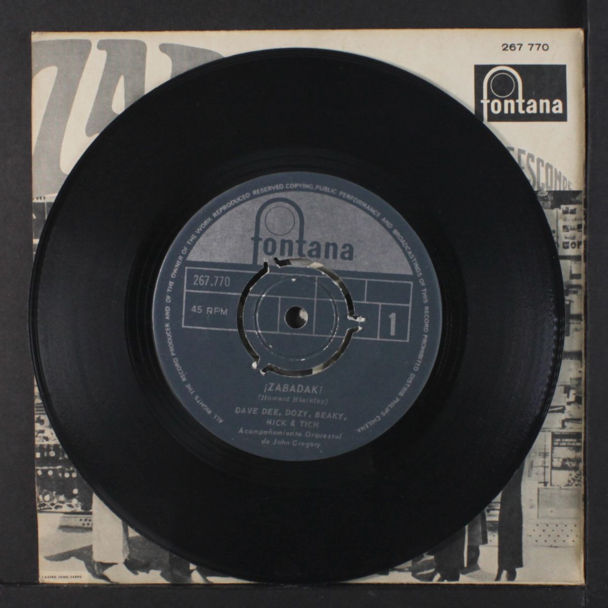 zabadak! / sun goes down by DAVE DEE, DOZY, BEAKY, MICK & TICH