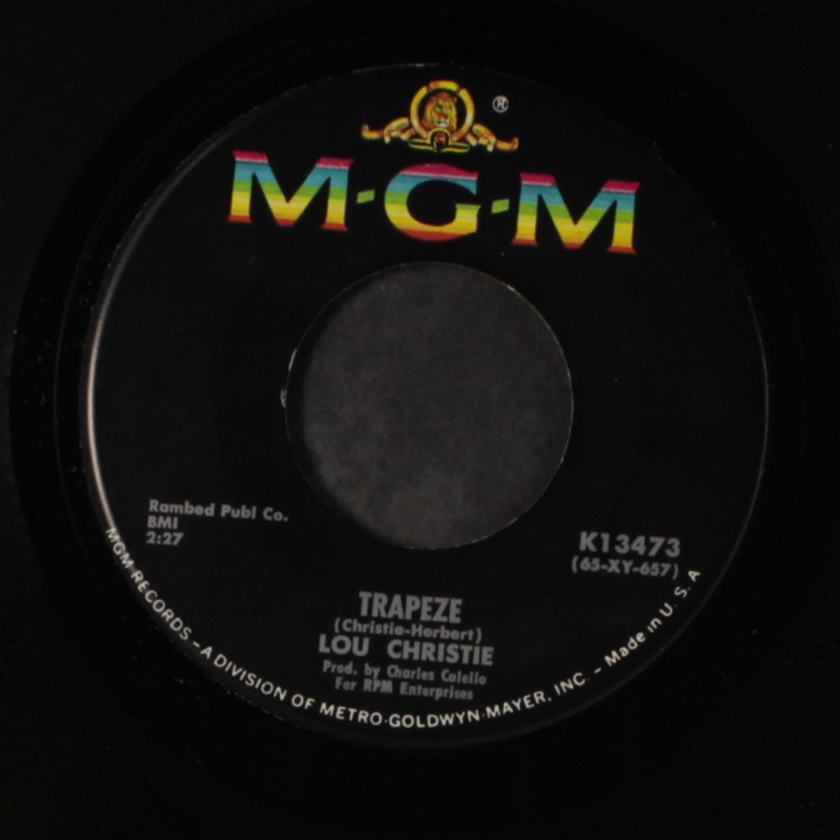 rhapsody in the rain / trapeze by LOU CHRISTIE